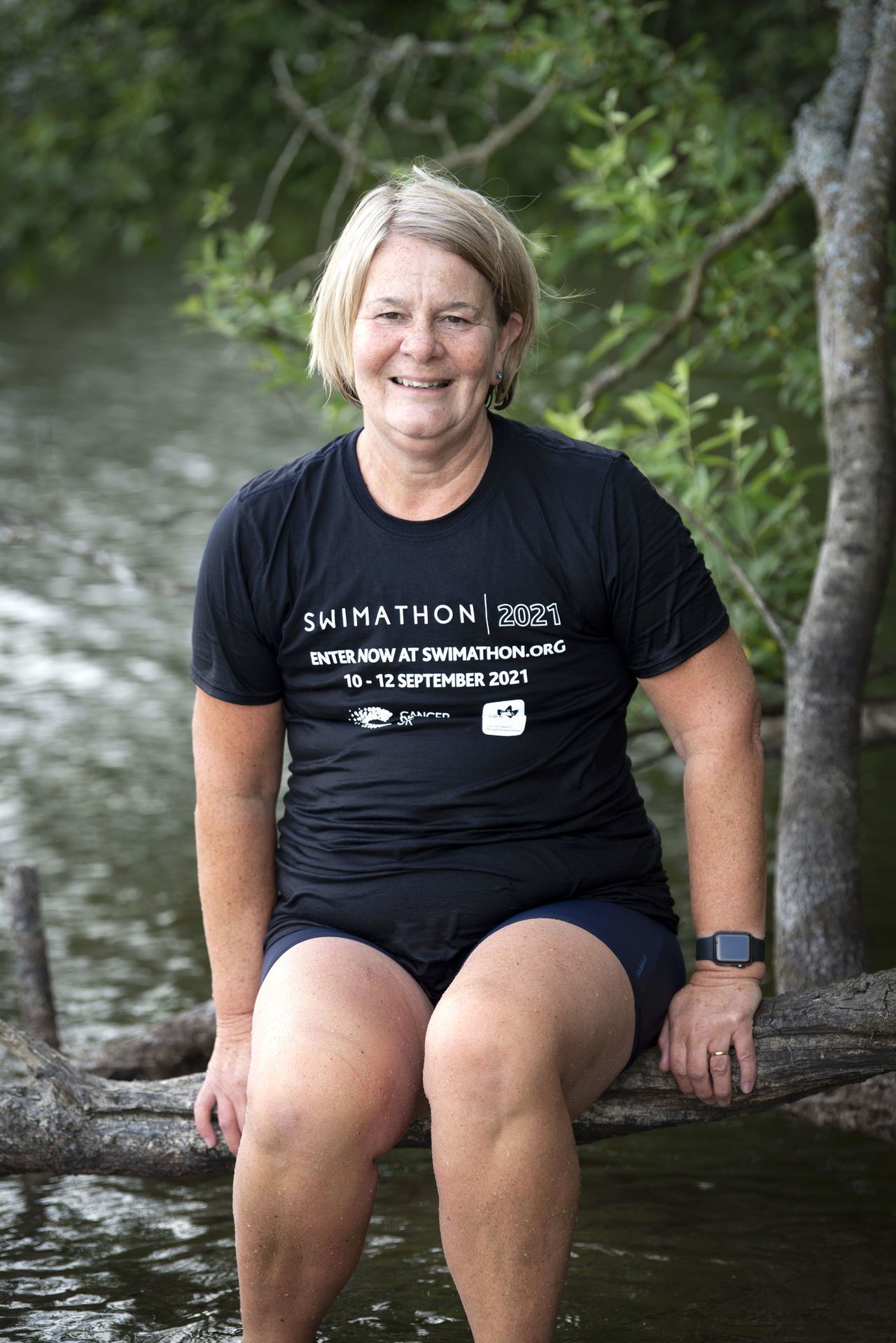Donna McGuire will attempt to swim in as many lochs as possible to raise money for cancer charities.