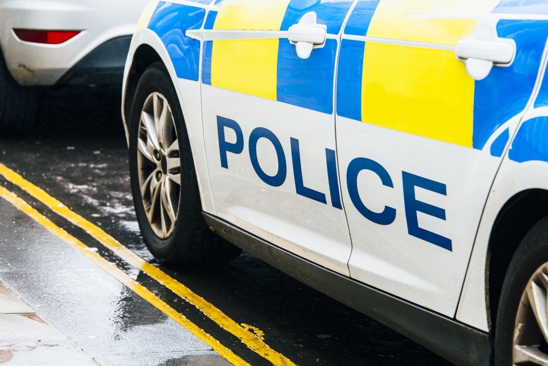 Three men smash windows at property before carrying out assault