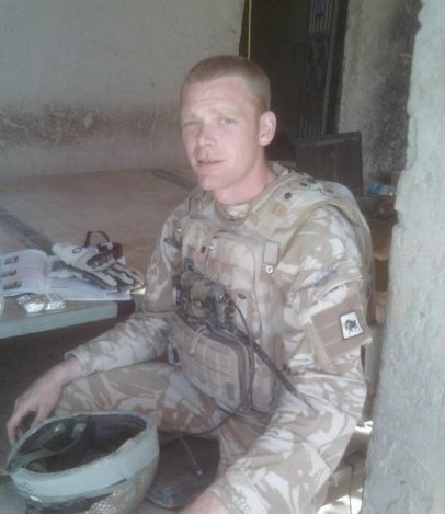 Shaun Garry Jardine while serving in the army.