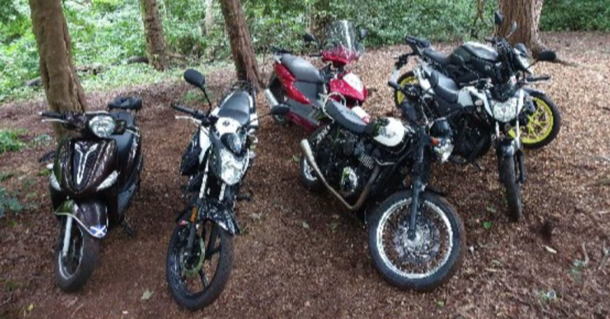 Stolen motorbikes recovered while hunt for thieves continues
