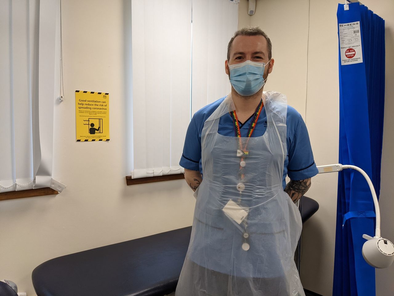 Craig Davidson, senior nurse at the new clinic