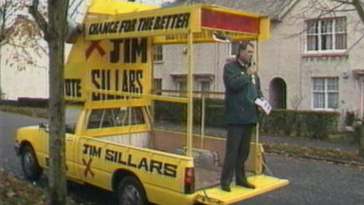Sillars on the campaign trail after joining the SNP.