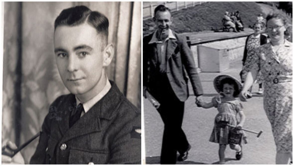 Jack Annall served in the RAF and had daughter Mary with wife May.