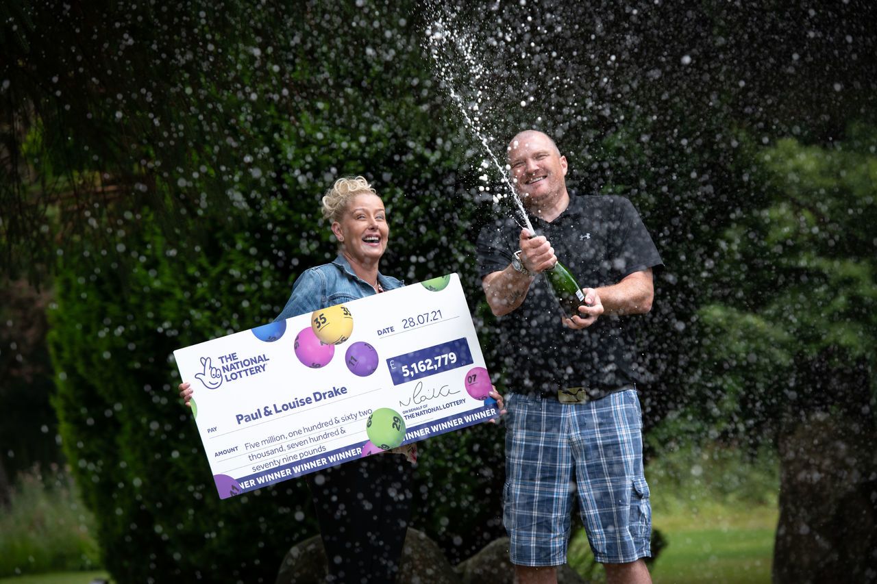 Paul and Louise Drake have won £5,162,779. (Paul Chappells)
