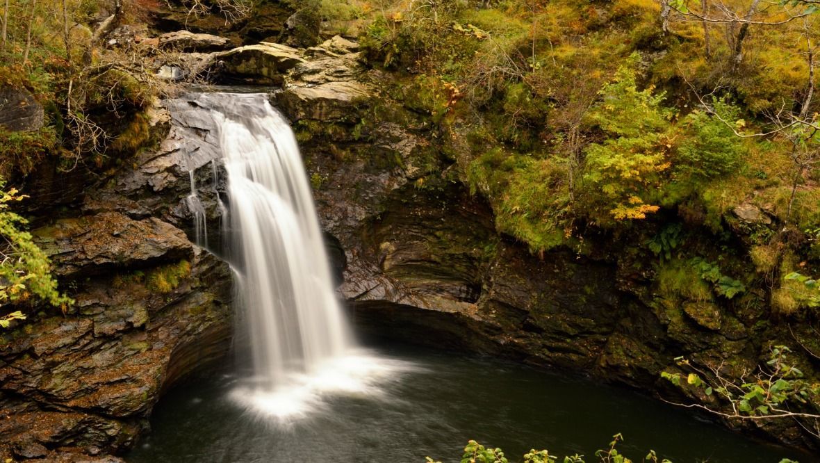 Falls of Falloch in  Loch Lomond and Trossachs National Park