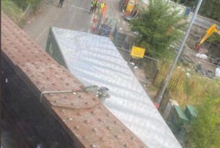 Traffic delays after HGV gets stuck under railway bridge