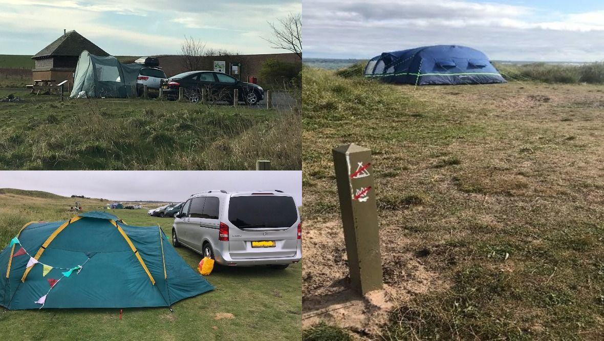 Campers flocking to beauty spots ‘damaging protected coastline’