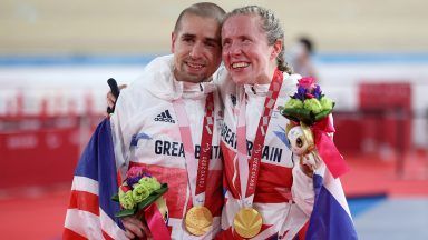 Husband and wife Neil and Lora Fachie win Paralympic golds