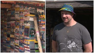 Collector drives 600 miles to save 20,000 VHS tapes from landfill