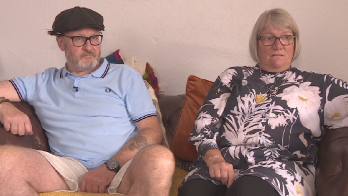Phil Welsh and Lesley Nicoll, the parents of Lee Welsh, who took own life in Dundee in 2017