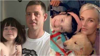 Dad vows to help five-year-old walk after death of mum