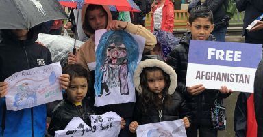 Scots rally in solidarity with people of Afghanistan