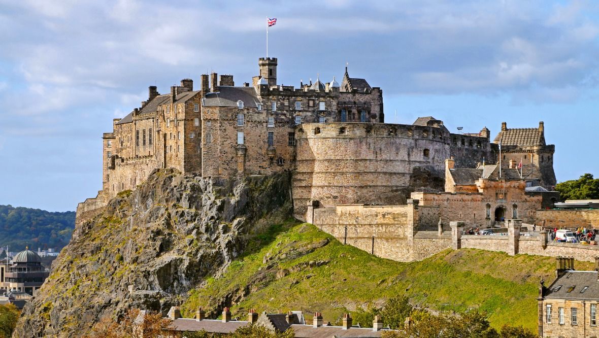 Edinburgh Castle came second on the list.