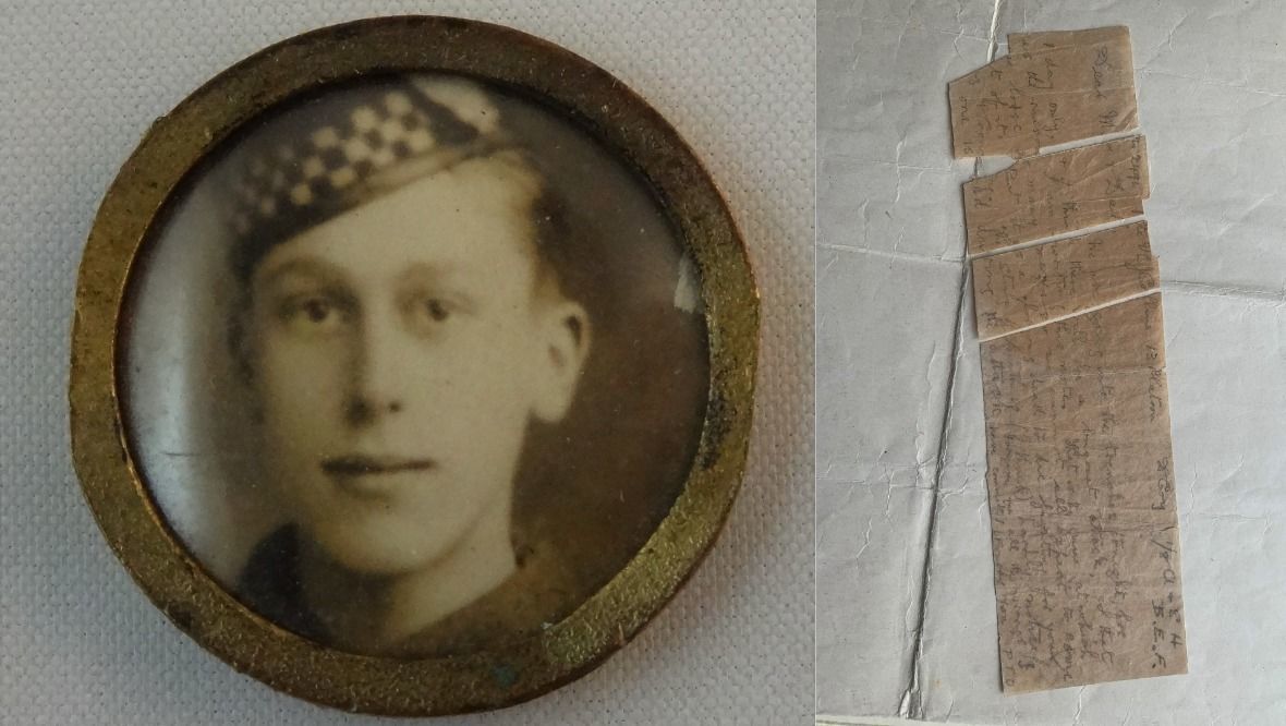Soldier’s last letter home unearthed in museum renovation