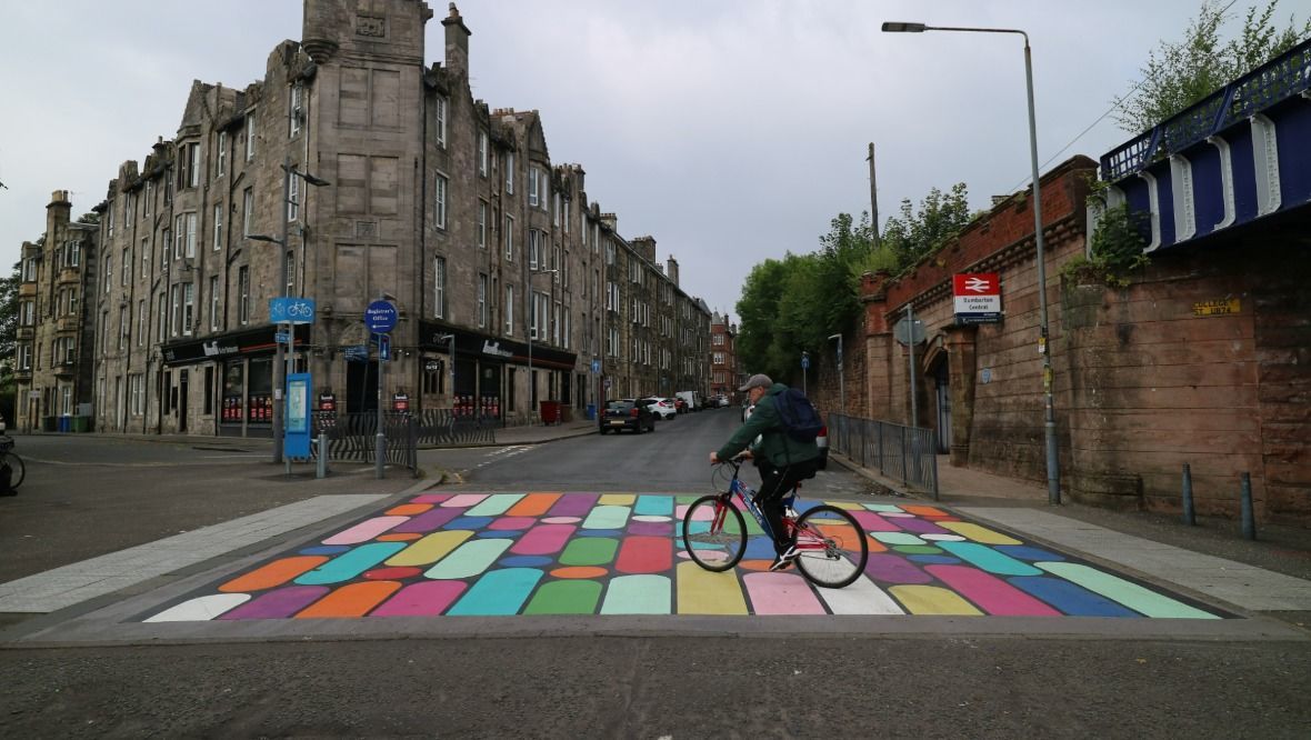 In pictures: Colourful streets pave the way for pedestrians