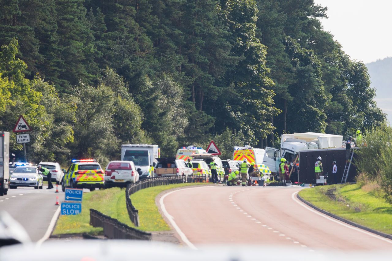 Nick Gauntlett said he is 'heartbroken' after four horses he was travelling with were tragically killed.