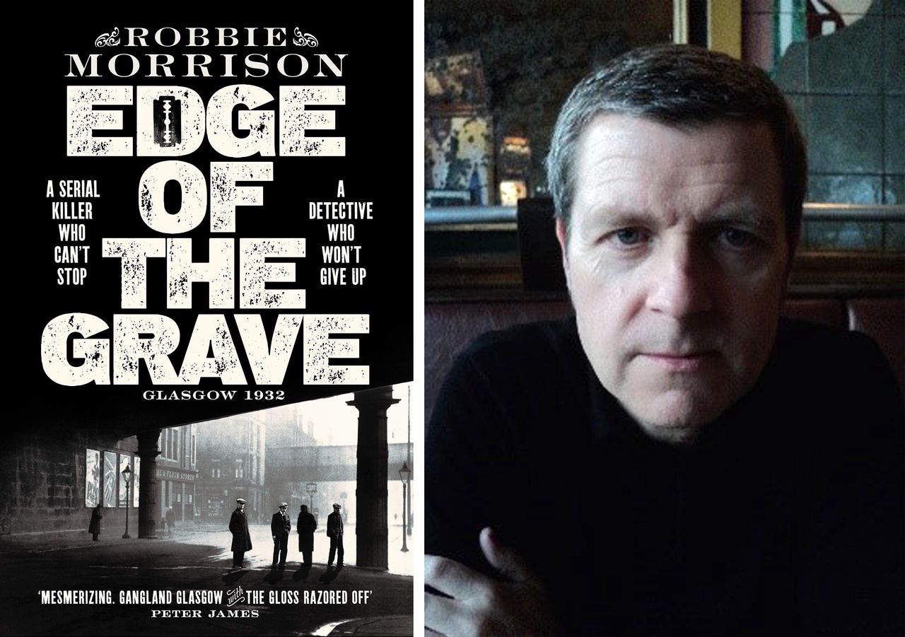 Edge of the Grave by Robbie Morrison who is among a five-person shortlist for the McIlvanney Prize.