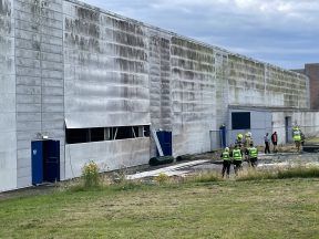 Firefighters at scene as blaze rips through leisure centre