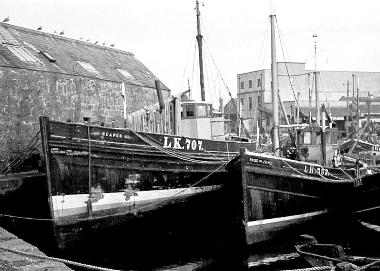 The Reaper in Lerwick Harbour in the 1930s.