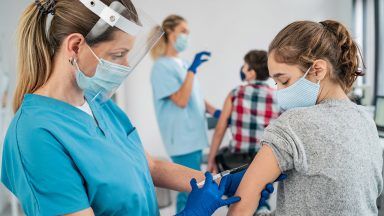 More than a third of 12 to 15-year-olds in Scotland are vaccinated