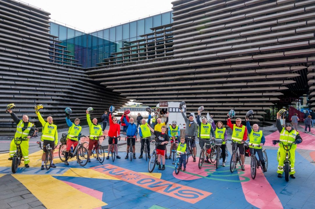 Dundonians show off their pedal power for STV Children’s Appeal
