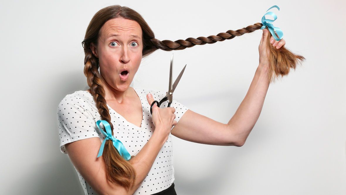 Woman to chop off pigtails to help create wigs for kids in need
