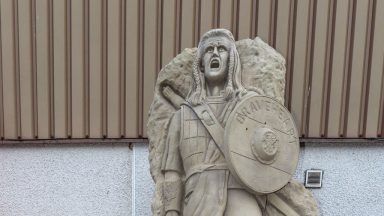 Braveheart statue finds home at Brechin Football Club