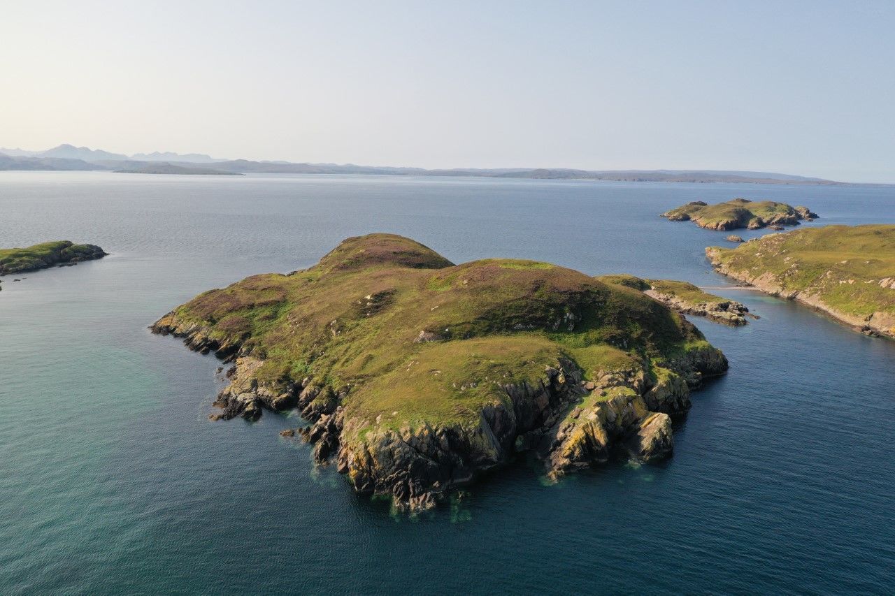 Carn Deas: 'Stunningly rugged and romantic' island for sale.