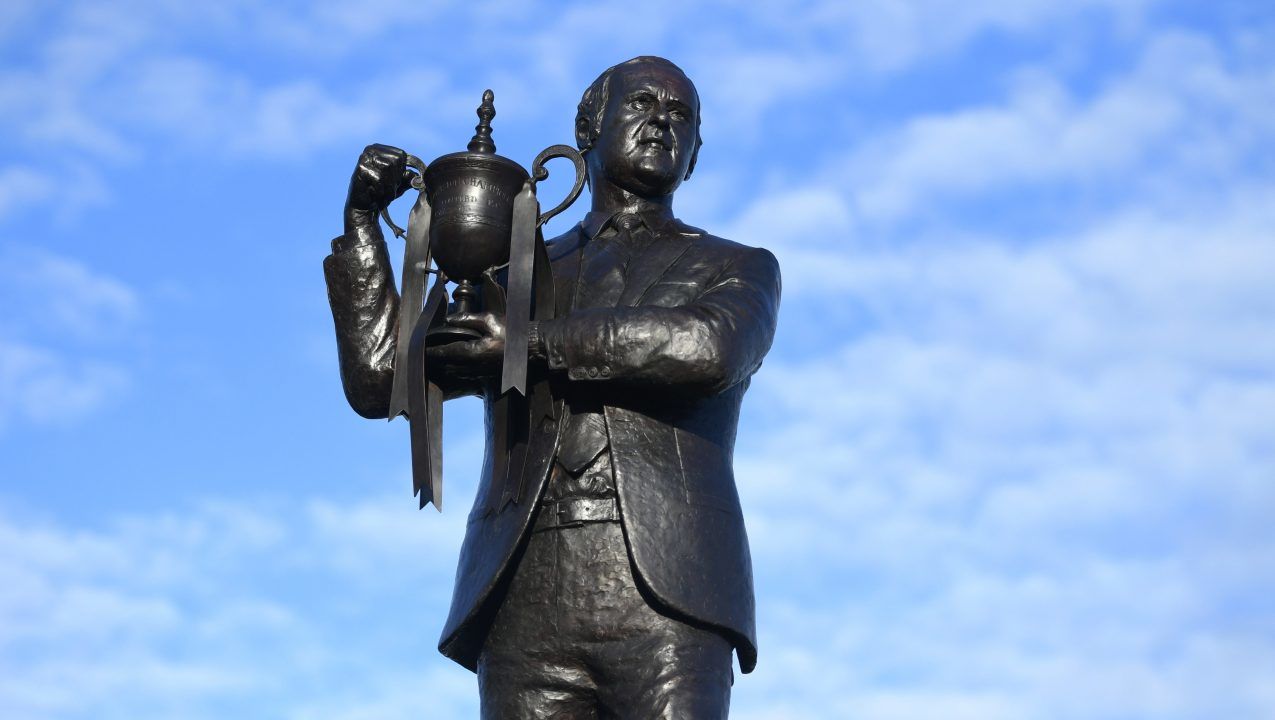 Dundee United unveil statue of club legend Jim McLean
