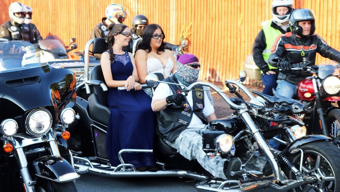 Bullied teen escorted to school prom by 300 bikers