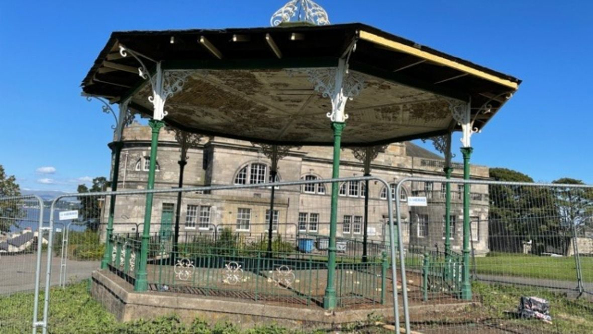 Urgent repair work on historic park bandstand is under way