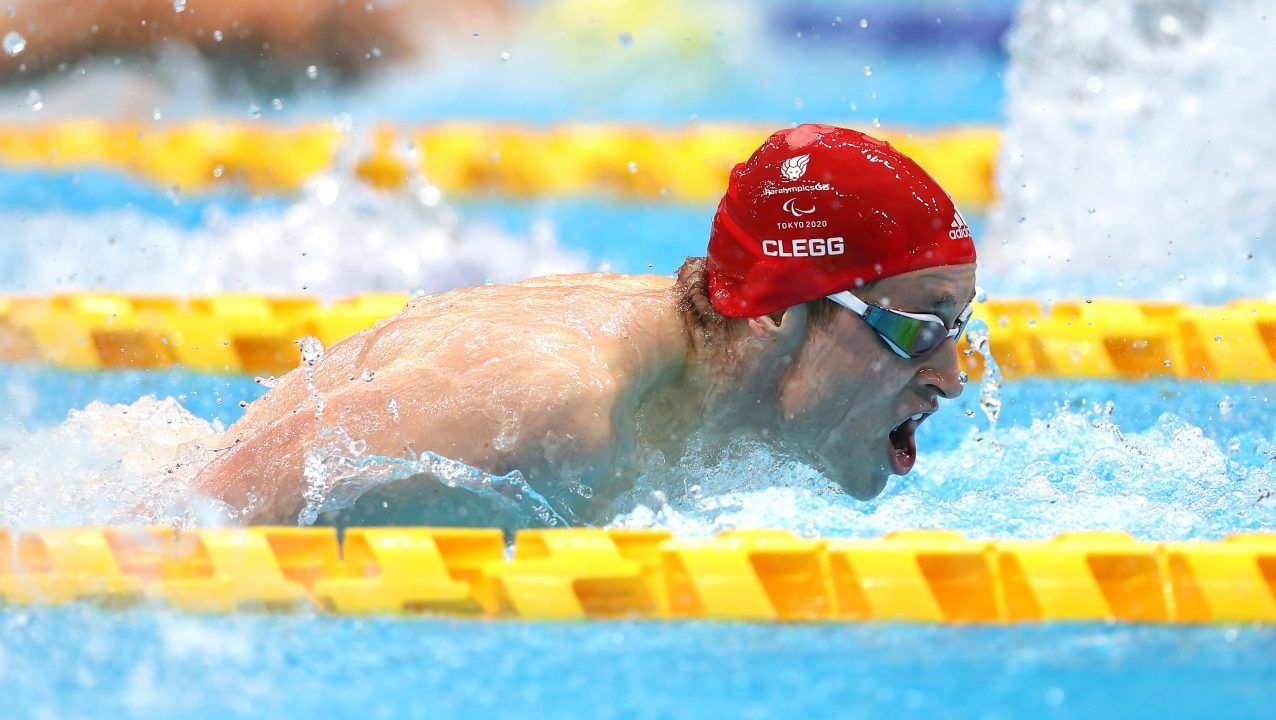 Stephen Clegg wins silver in dramatic 100m butterfly final