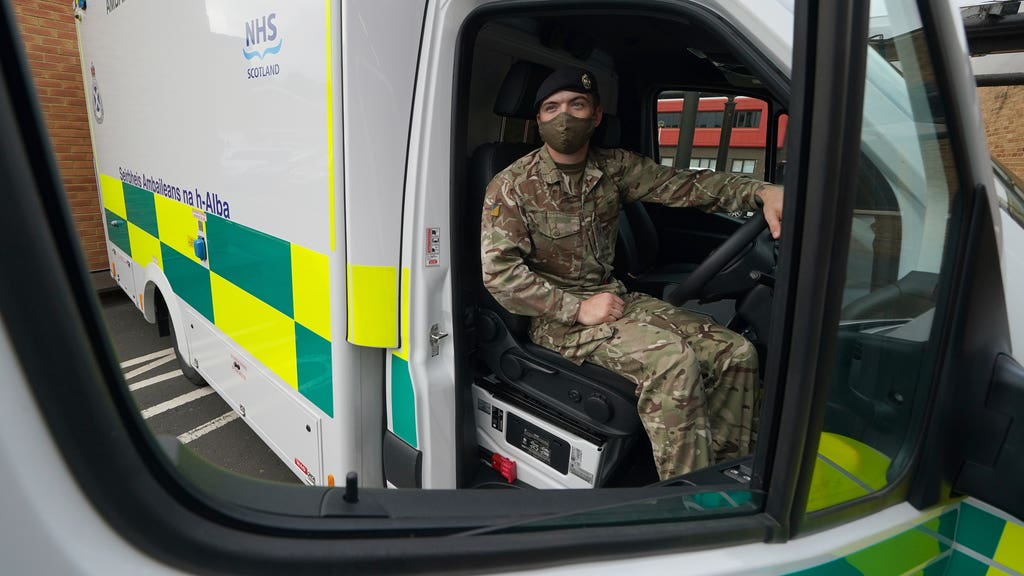 Soldiers will help ambulance service ‘for the long run’ if required