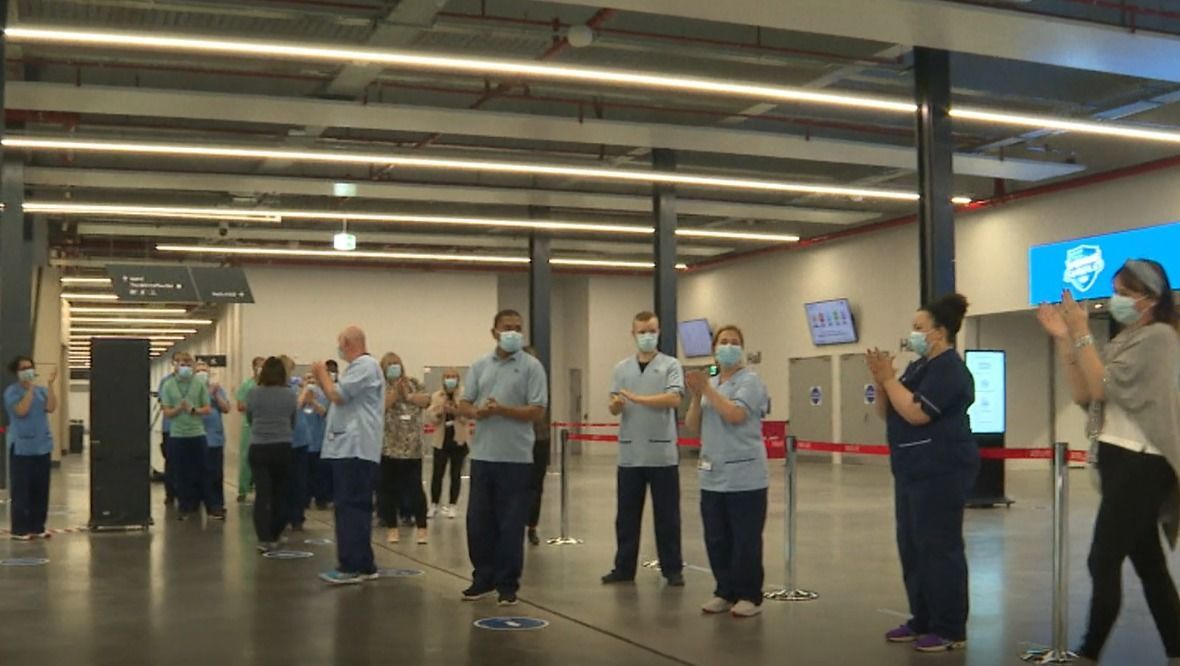 Aberdeen:  The vaccinators are now preparing to head to their new base at the former John Lewis building.