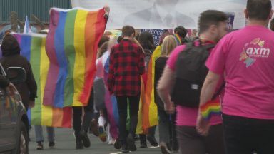 First Pride march in two years takes place in Glasgow