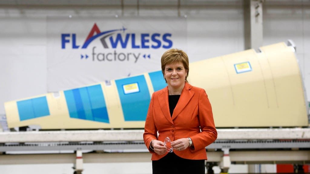 First Minister opens £28m centre for developing lighter plane parts