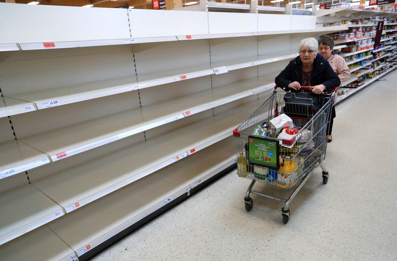 Shoppers are already seeing empty shelves in stores (Mike Egerton/PA)