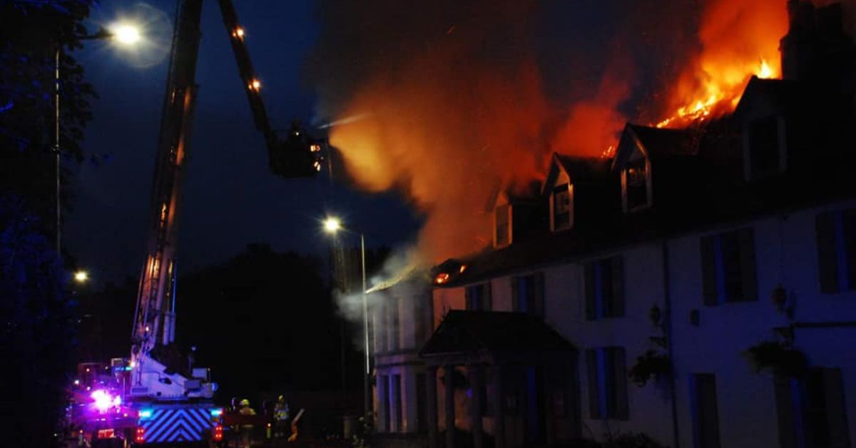 Couple ‘blown away’ by support after fire destroys home and hotel