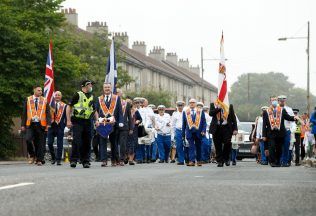 Tributes to man who died during Orange walks in Glasgow