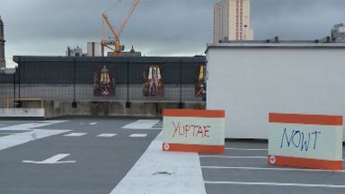 Grassroots art project opens on rooftop of Glasgow car park