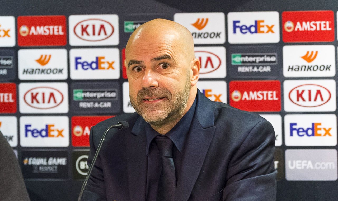 Peter Bosz was manager of Bayer Leverkusen when they knocked Rangers out of the comeptition. (Photo by Mark Scates / SNS Group)