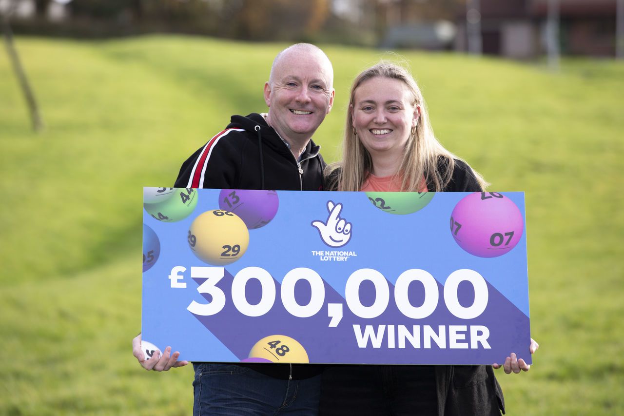 The National Lottery  Pictured  Winner Sandra Devine from Johnstone