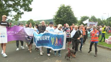 Thousands join walk to remember those lost to substance misuse
