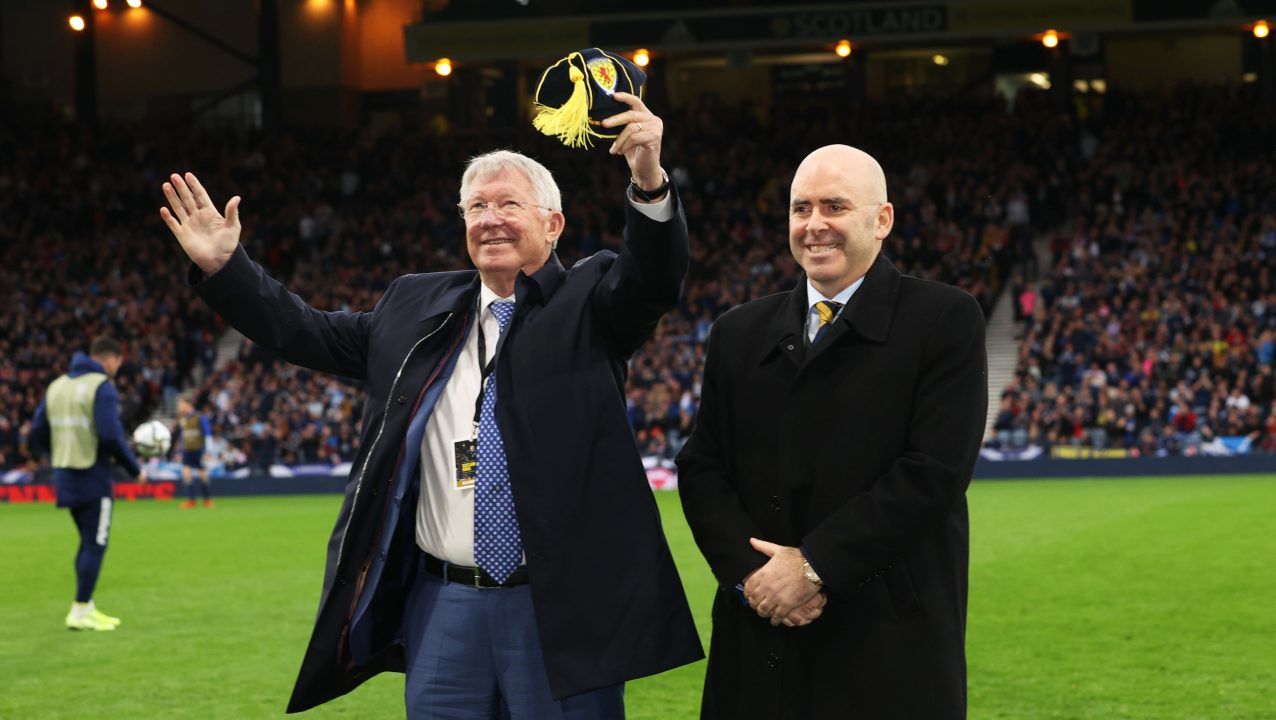 Sir Alex Ferguson finally honoured for Scotland appearances