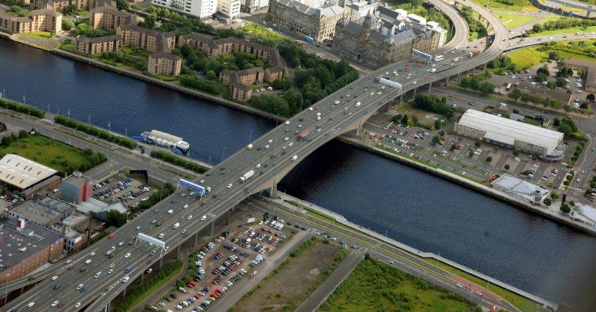 Drivers face rush hour delays following three-vehicle collision on Kingston Bridge in Glasgow