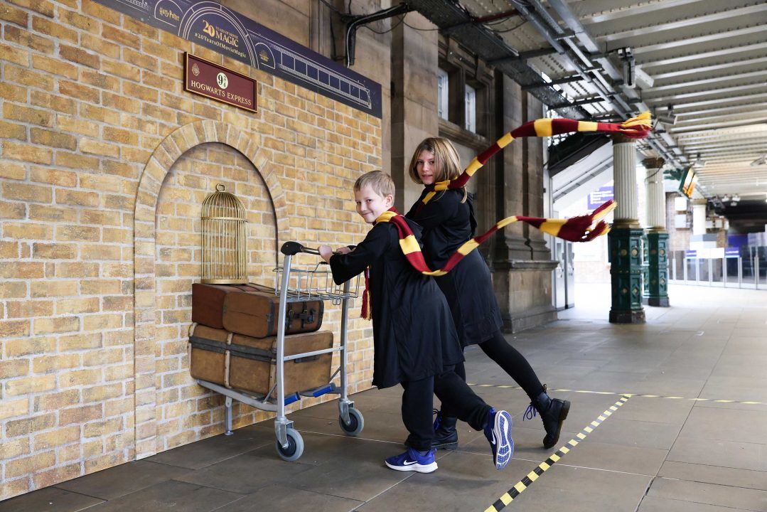 Harry Potter trolley appears at Waverley train station