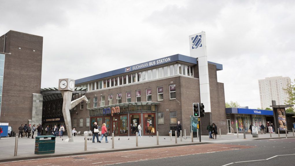 Man taken to hospital after attack at Buchanan Bus Station taxi rank in