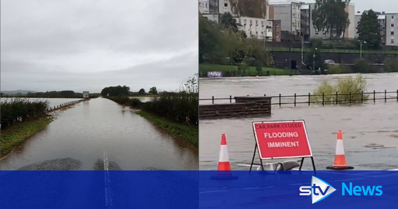 Flooding Causes Travel Chaos As Scotland Battered By Heavy Rain 