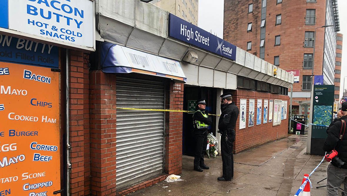 14-year-old Justin McLaughlin was stabbed at High Street station in Glasgow.