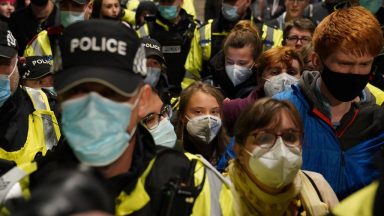 COP26: Greta Thunberg arrives in Glasgow ahead of summit